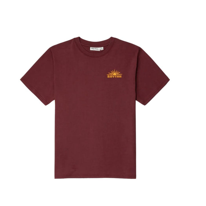 Rhythm Frame Tee Merlot
