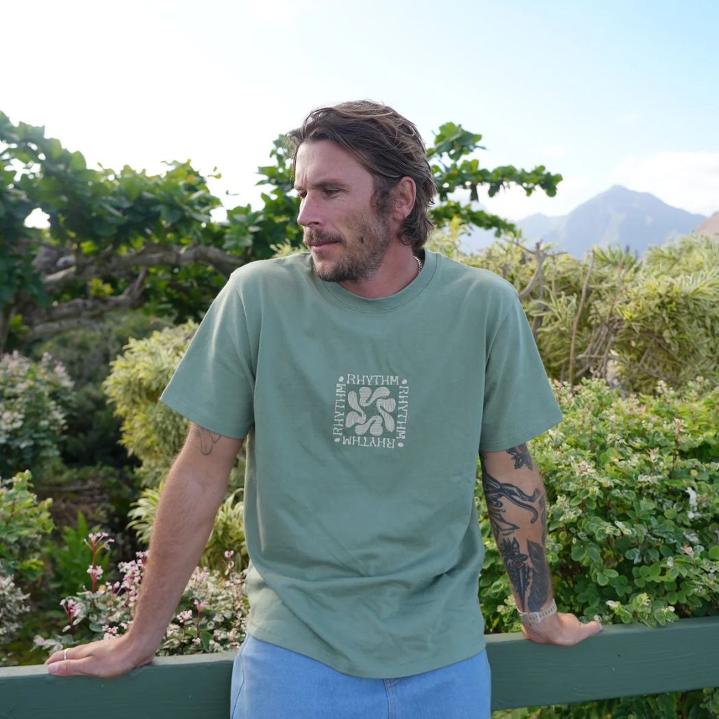 Rhythm Grange Vintage Tee Sage