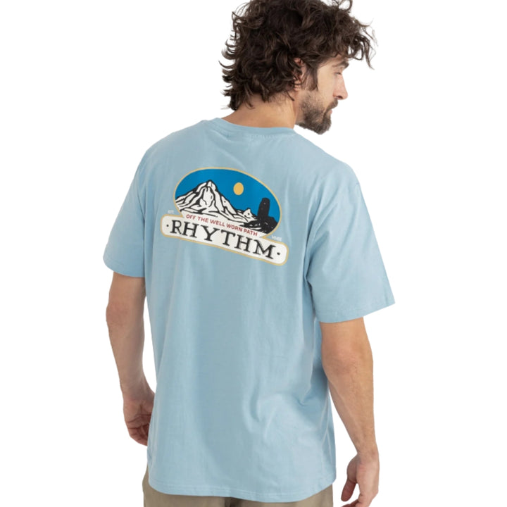 Rhythm Horizon Tee Dusty Blue
