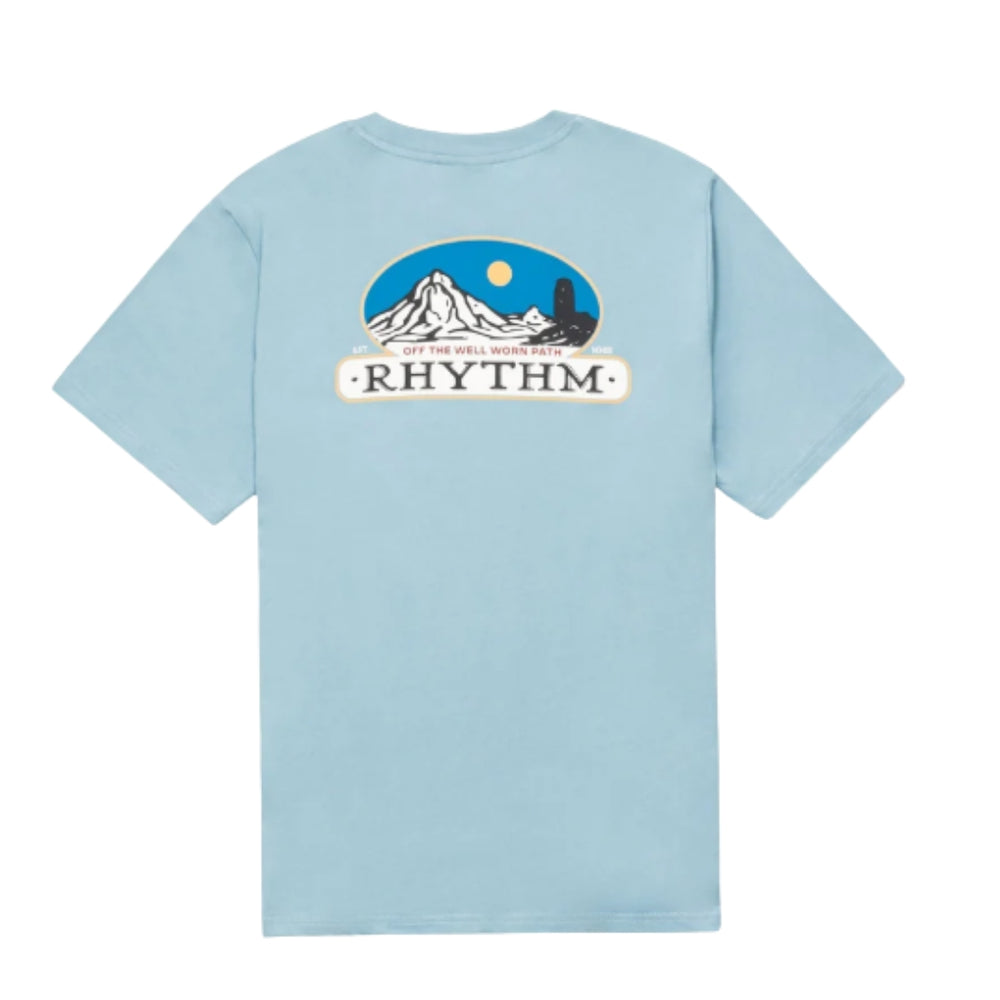 Rhythm Horizon Tee Dusty Blue