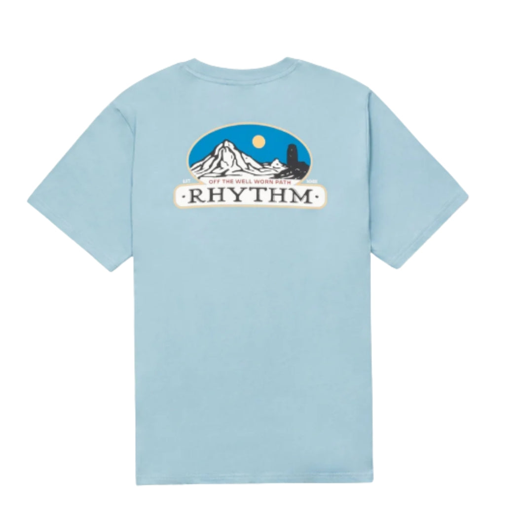 Rhythm Horizon Tee Dusty Blue