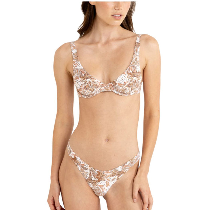 Rhythm Impala Paisley Underwire Top Natural