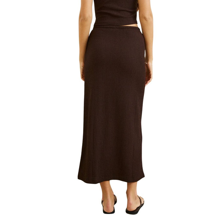 Rhythm Indie Maxi Skirt Chocolate