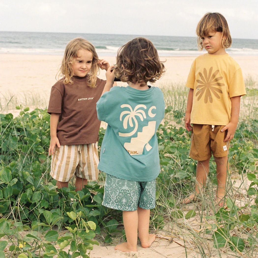 Rhythm Kids Bangalow Jam Short Green