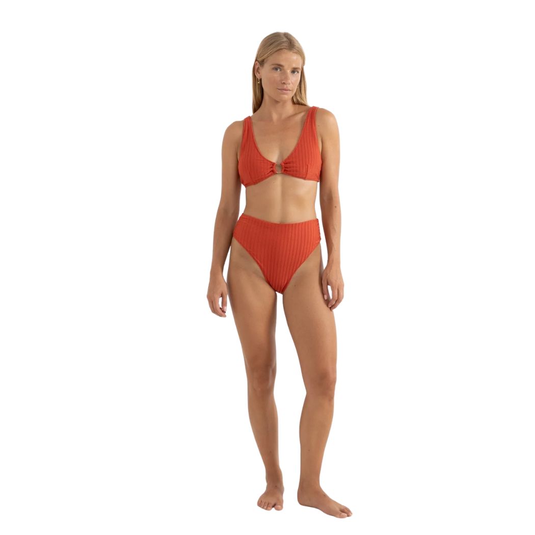 Rhythm Pacific Rib Support Tall Tri Top Fire