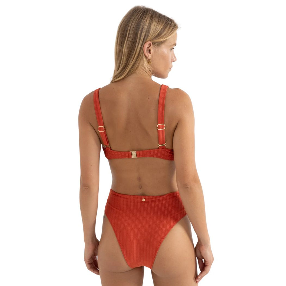 Rhythm Pacific Rib Support Tall Tri Top Fire