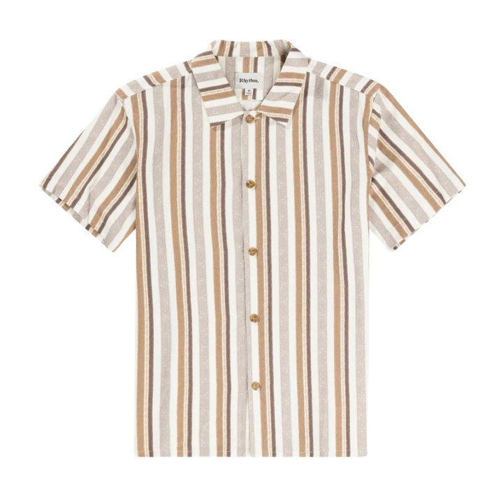 Rhythm Paisley Stripe Shirt Cedar