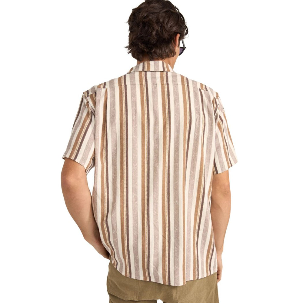 Rhythm Paisley Stripe Shirt Cedar