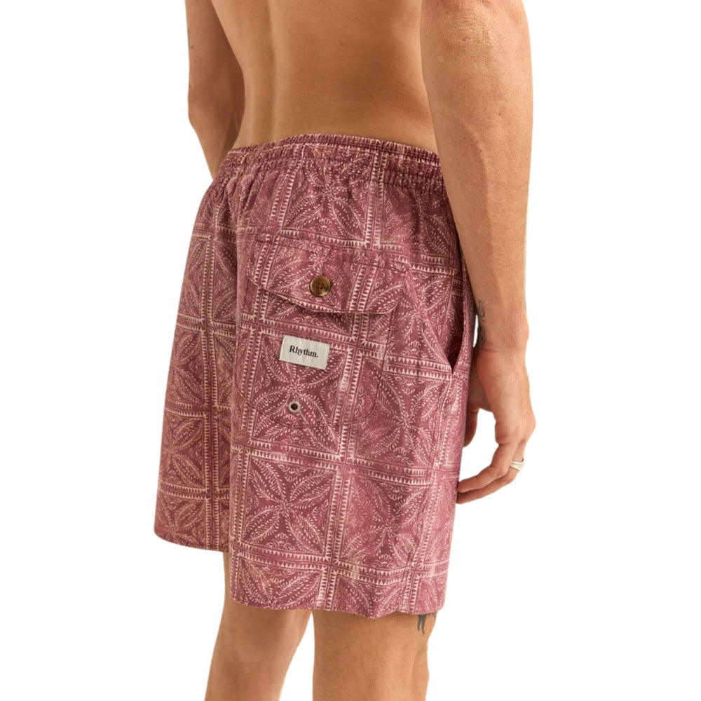 Rhythm Palama Beach Short Moroccan Red
