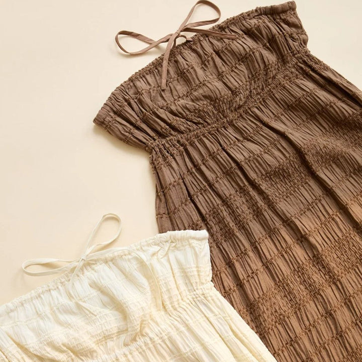 Rhythm Sandy Cove Maxi Dress Brown