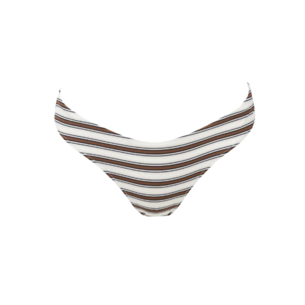 Rhythm Tami Stripe Holiday Pant Chocolate