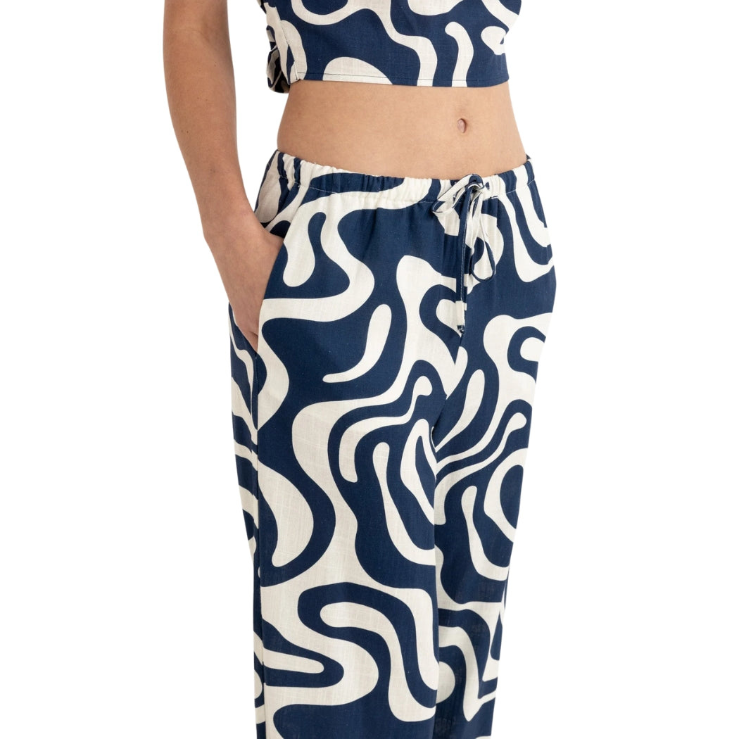 Rhythm Waverly Drawstring Pant Ink