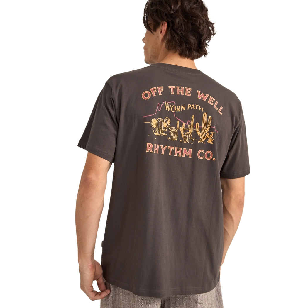 Rhythm Worn Path SS T-Shirt Vintage Black