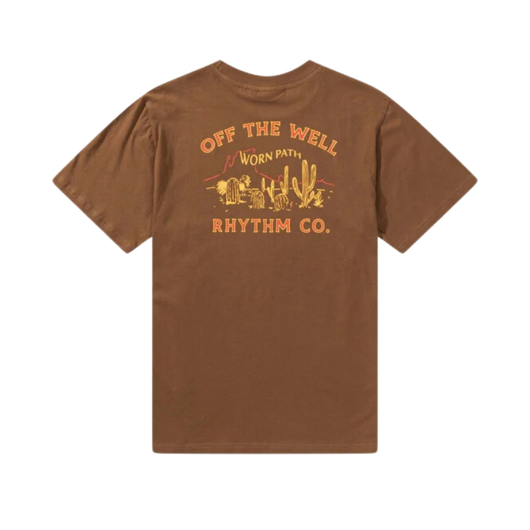 Rhythm Worn Path Tee Chocolate