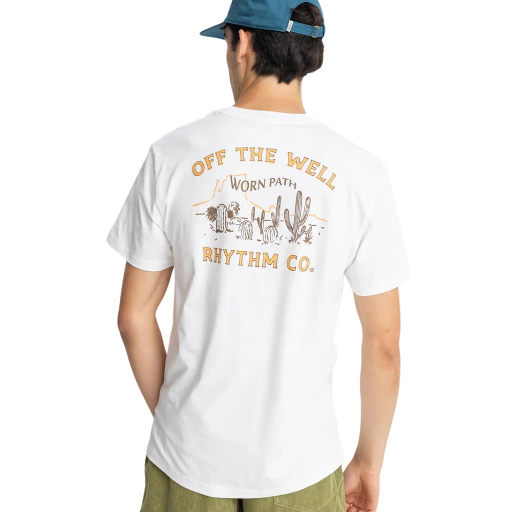 Rhythm Worn Path Short Sleeve Tee Vintage White