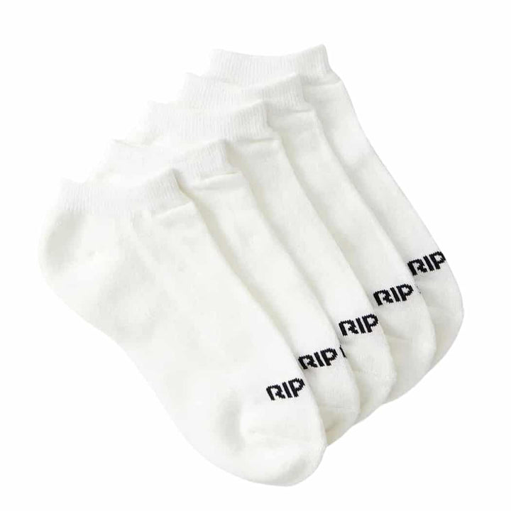 Rip Curl Ankle Socks 5 pack White