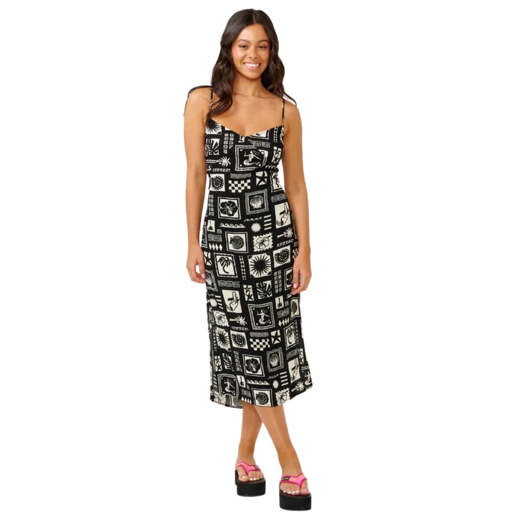 Rip Curl Beach Party Midi Dress Black