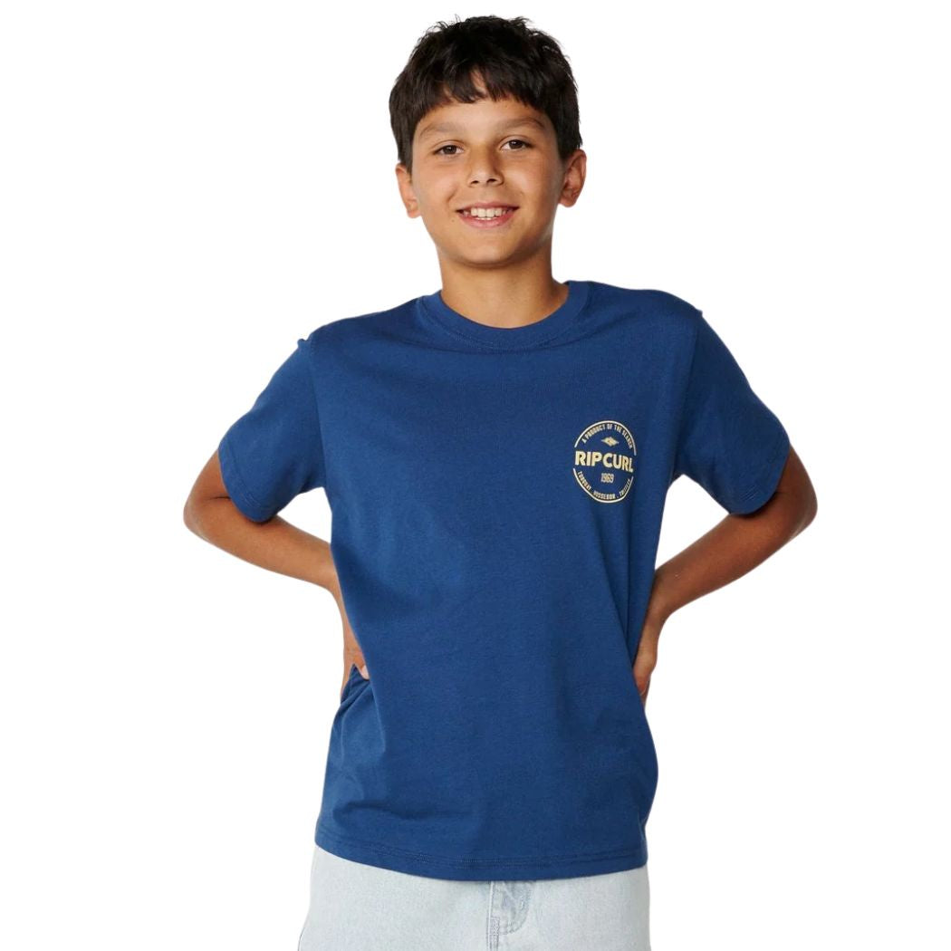 Rip Curl Boy Staple Tee Light Navy