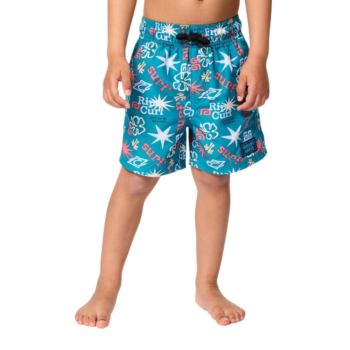Rip Curl Boys Wave Dayz Volley Boardshort Storm Blue