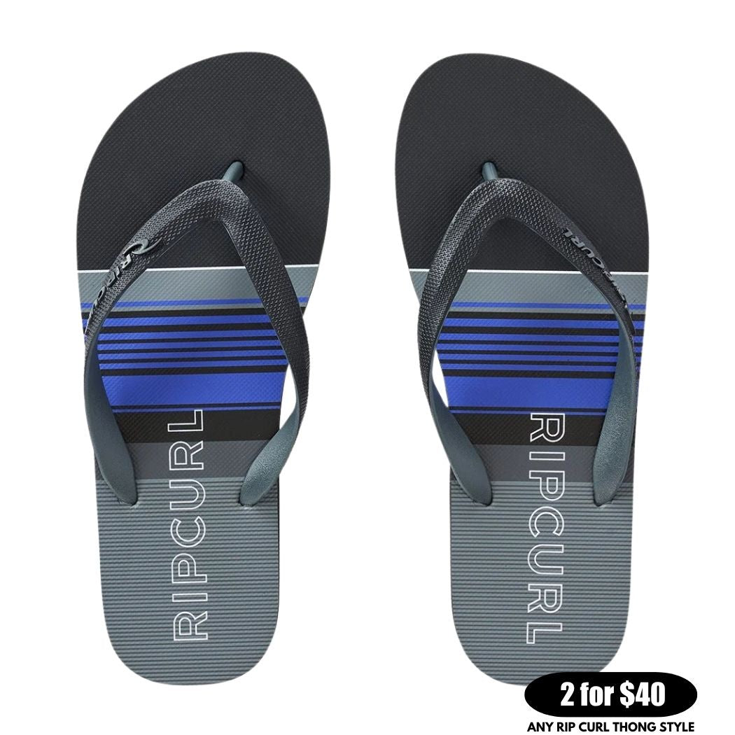 Rip Curl Daybreaker Bloom Thong Blue Black