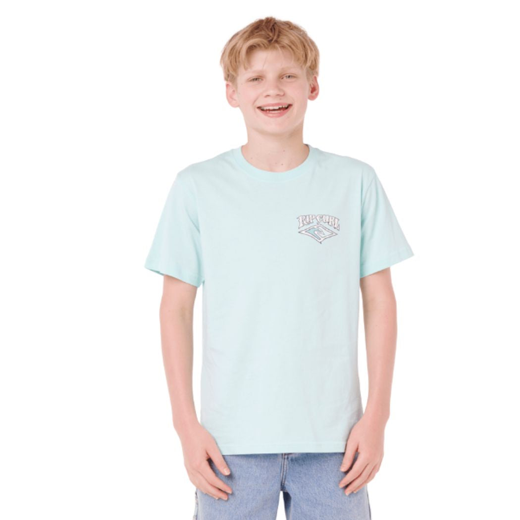 Rip Curl Dazed And Tubed Tee Boy Light Aqua
