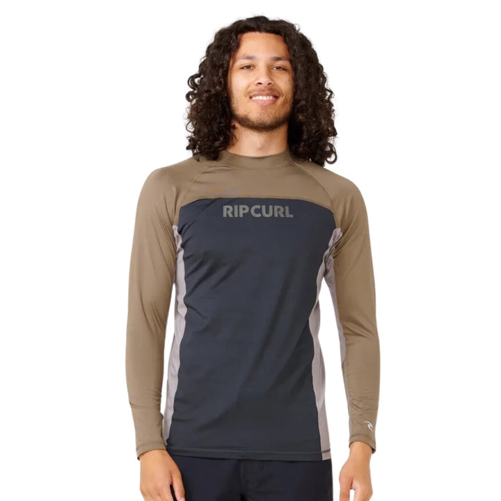 Rip Curl Drive UPF Long Sleeve Rash Shirt Rock