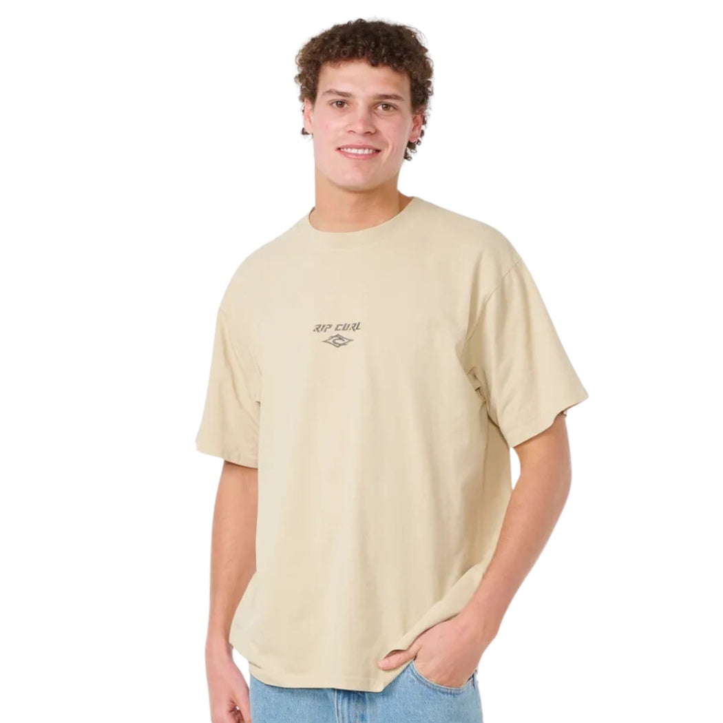 Rip Curl Fade Out EMB Tee Cement