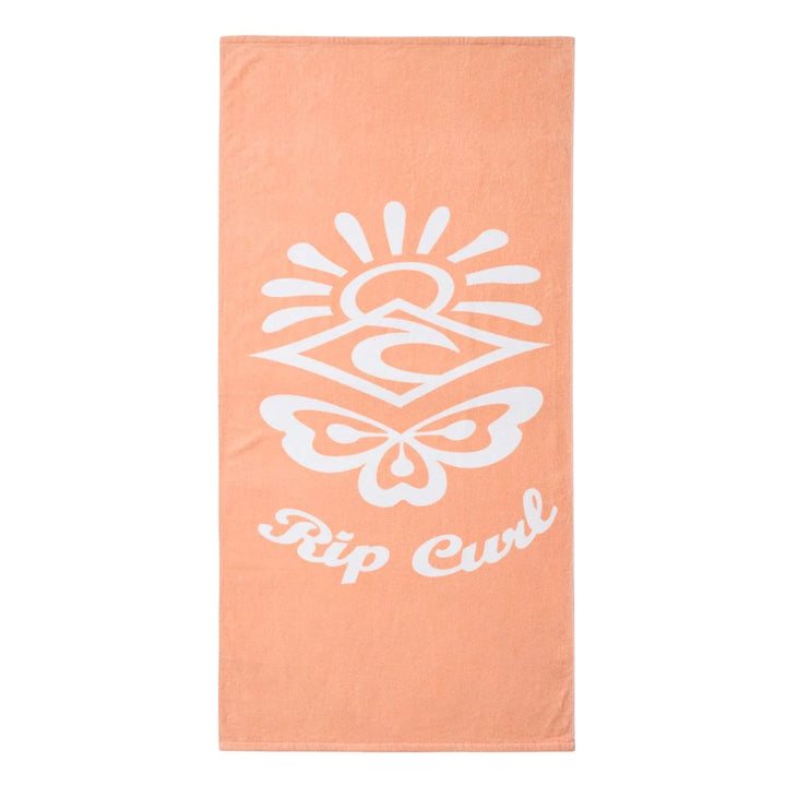 Rip Curl Graphic Standard Towel Bright Peach