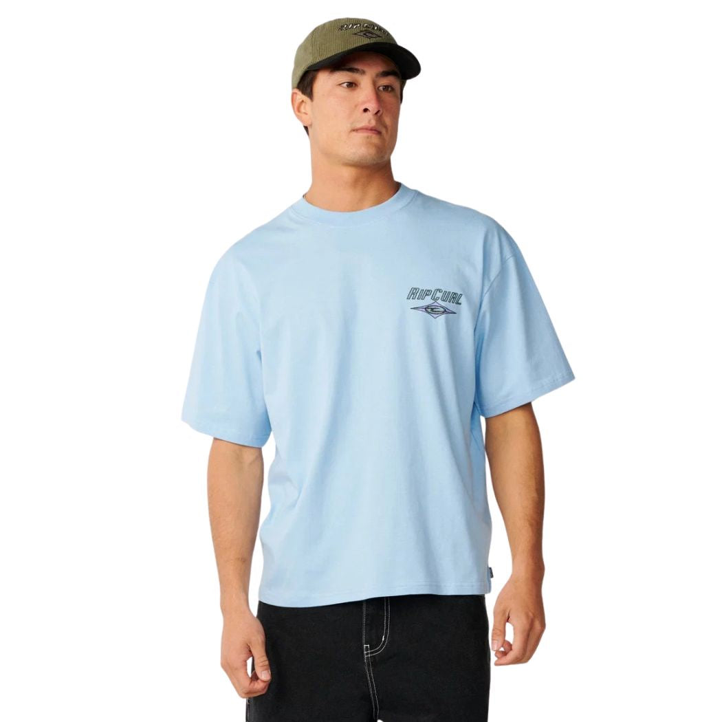 Rip Curl Heritage Icon Tee Blue Bell