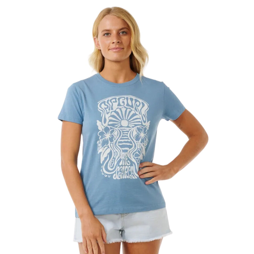 Rip Curl High Tide Psychic Tee Dusty Blue 