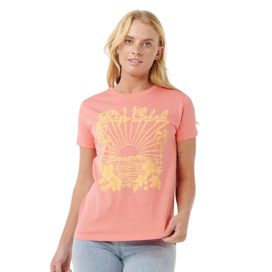 Rip Curl Keepsakes Standard Tee Washed Watermelon