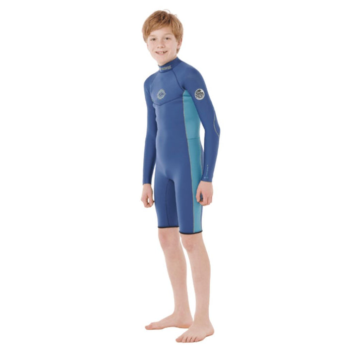 Rip Curl Kids Dawn Patrol BZ LS Springsuit Light Navy