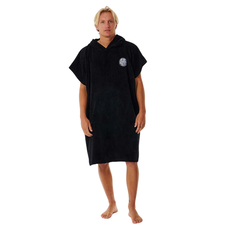 Rip Curl Logo Hooded Towel Black