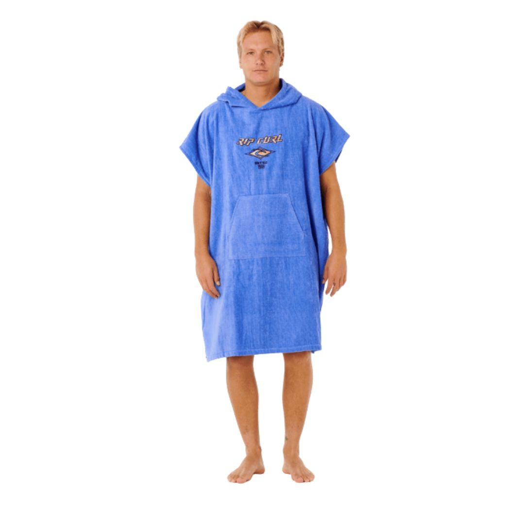 Rip Curl Logo Hooded Towel Blue Haze