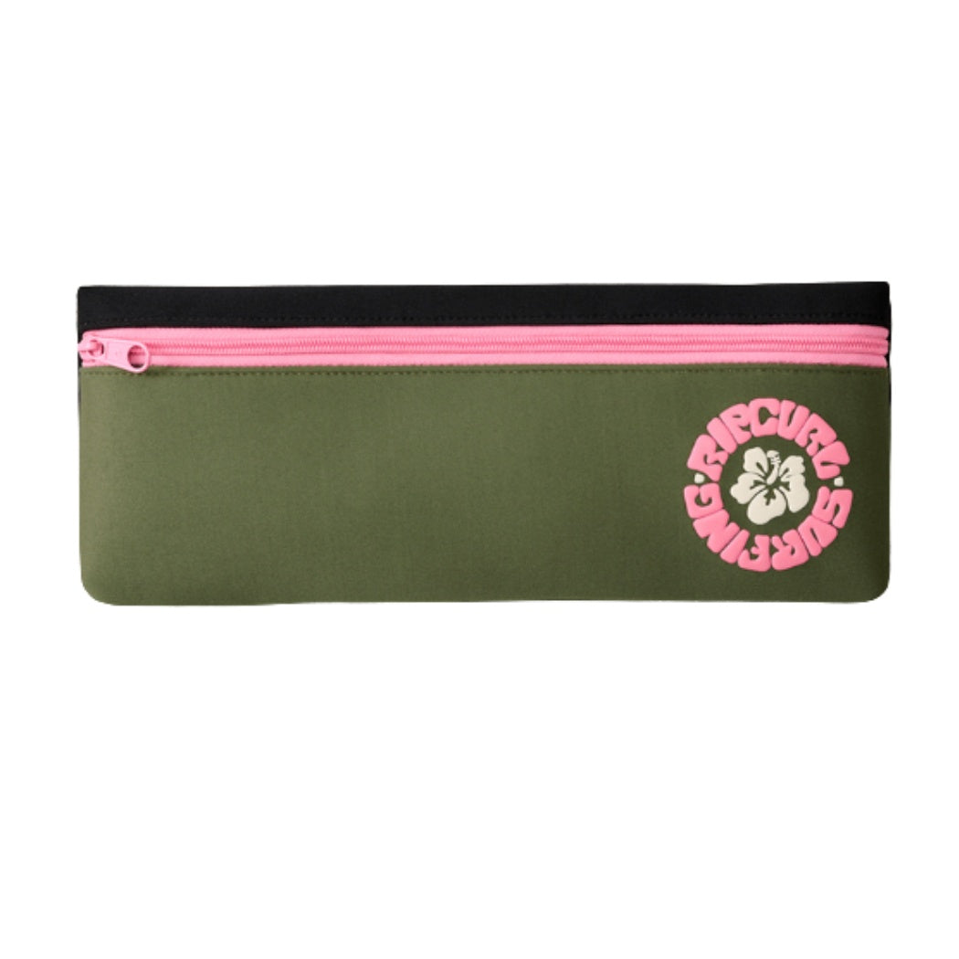 Rip Curl Long Pencil Case Variety Sea Spray Green