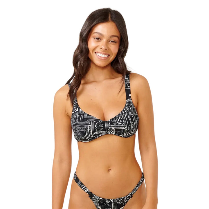 Rip Curl Mermaid Beach D-DD Crop Black