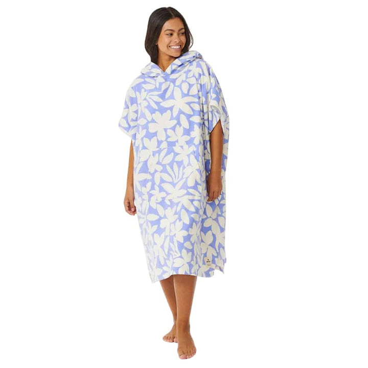 Rip Curl Mixed Hooded Towel Mid Blue