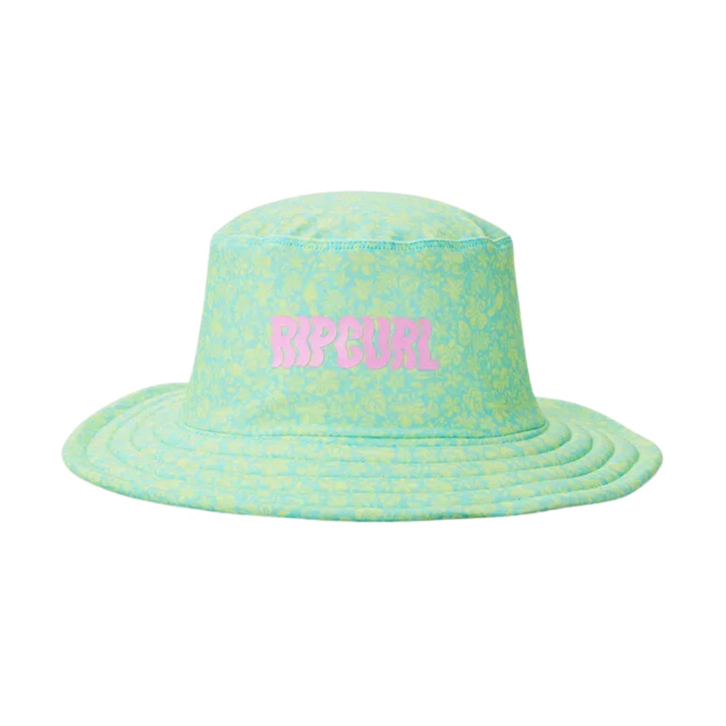 Rip Curl Mixed Swim UPF Bucket Hat Girl Light Green