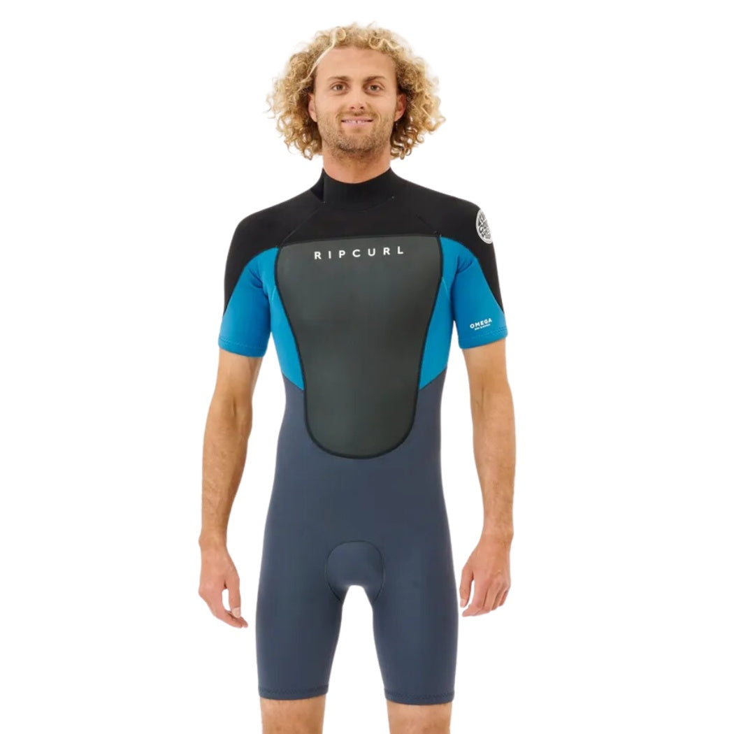 Rip Curl Omega 2mm Back Zip Spring Suit Blue 