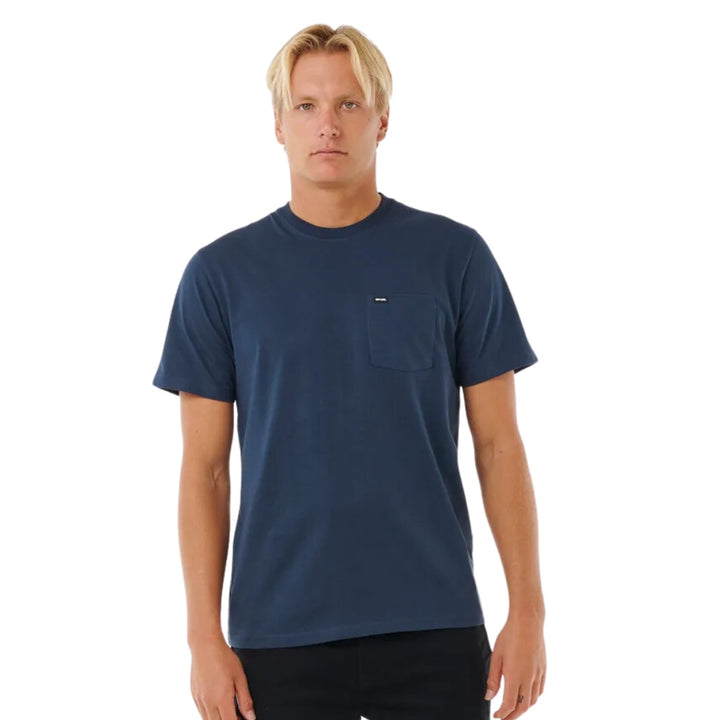 Rip Curl Plain Pocket Tee Navy