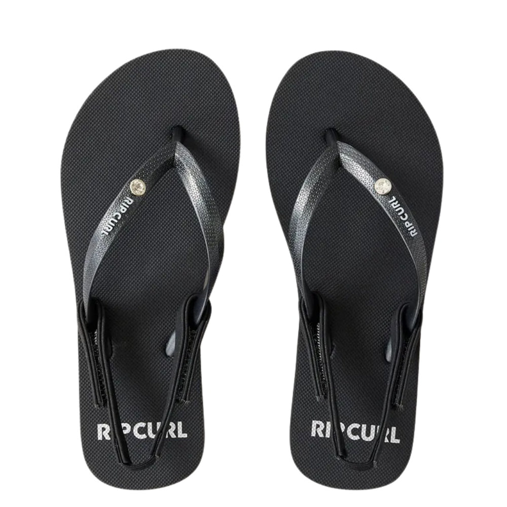 Rip Curl Premium Surf Bloom Open Toe Girl Black