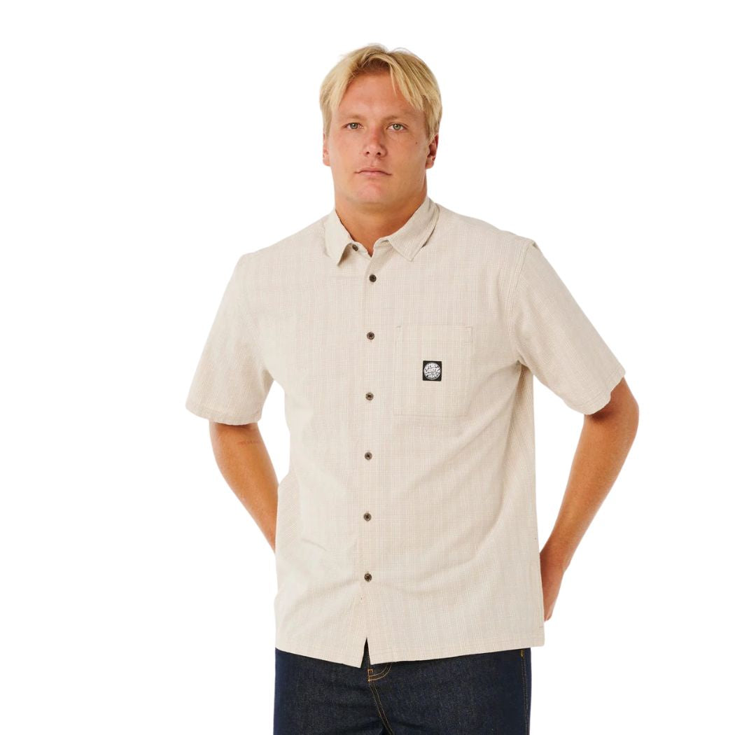 Rip Curl Premium Surf Check Shirt Bone