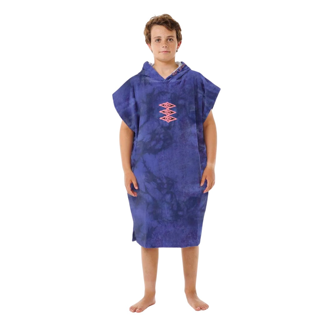 Rip Curl Printed Hooded Towel Boy Wild Berry