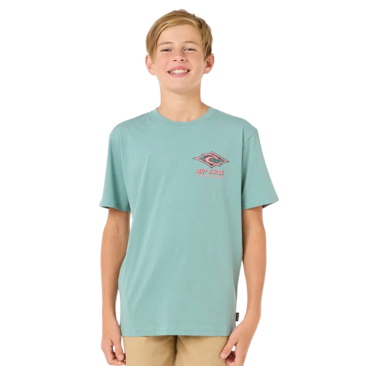 Rip Curl Raw Energy Dolphin Tee Blue Lagoon