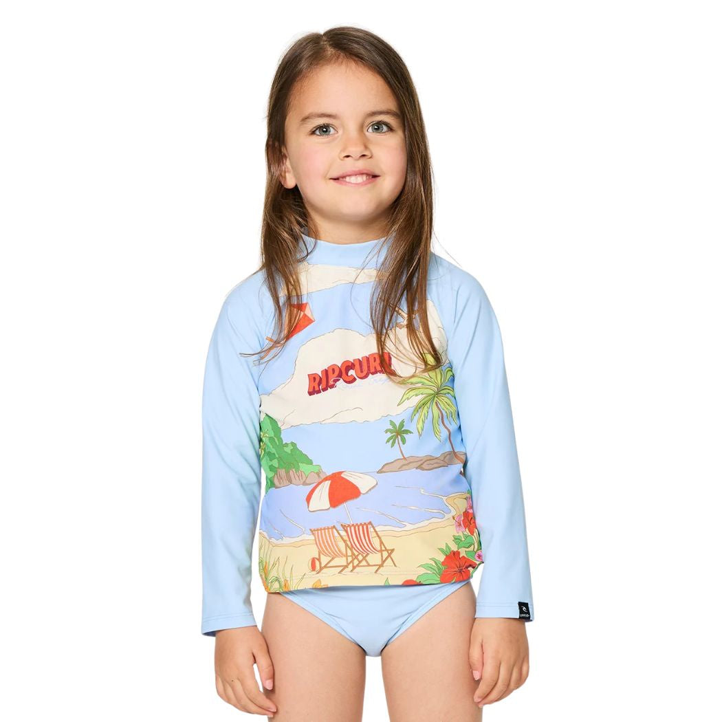 Rip Curl Girl Road Trip Two Piece Set Sky Blue