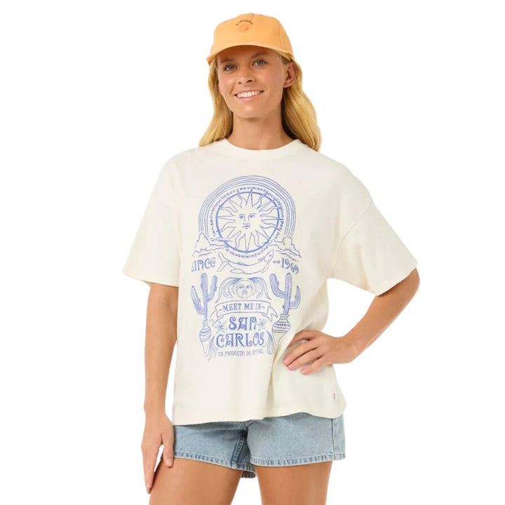 Rip Curl San Carlos Heritage Tee Bone