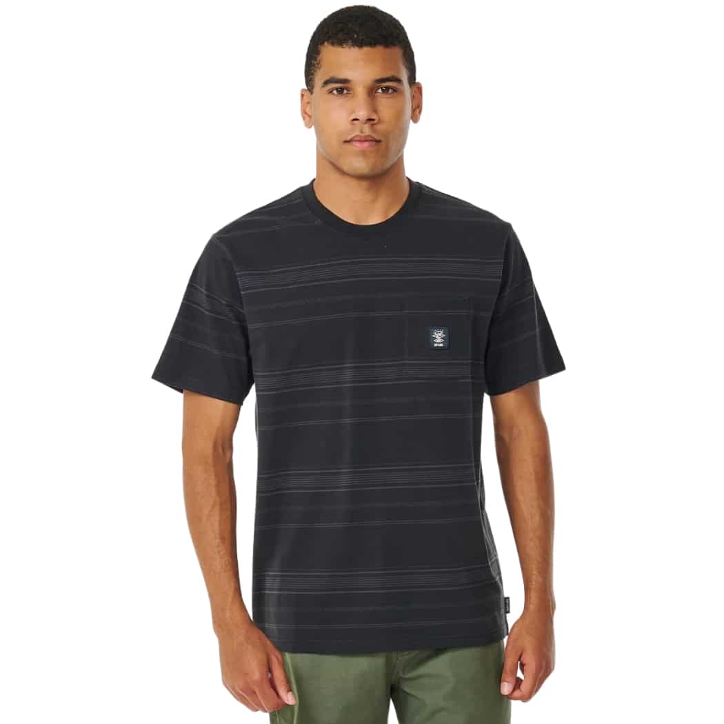 Rip Curl Searchers Jacquard Tee Black