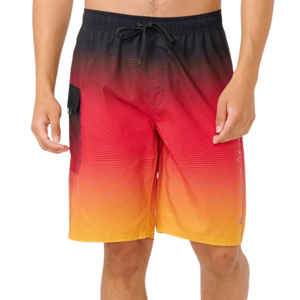 Rip Curl Shock Easy Fit Boardshort Black Red