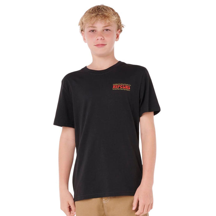 Rip Curl Shredding Tee Boy Black