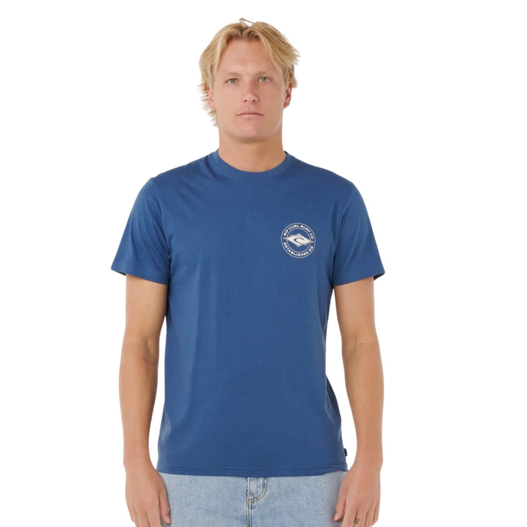 Rip Curl Staple Tee Light Navy